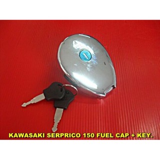 KAWASAKI SERPRICO 150 FUEL CAP &amp; KEY SET // ฝาถังน้ำมัน งานสวย สินค้าคุณภาพดี ได้มาตรฐาน ราคาถูก