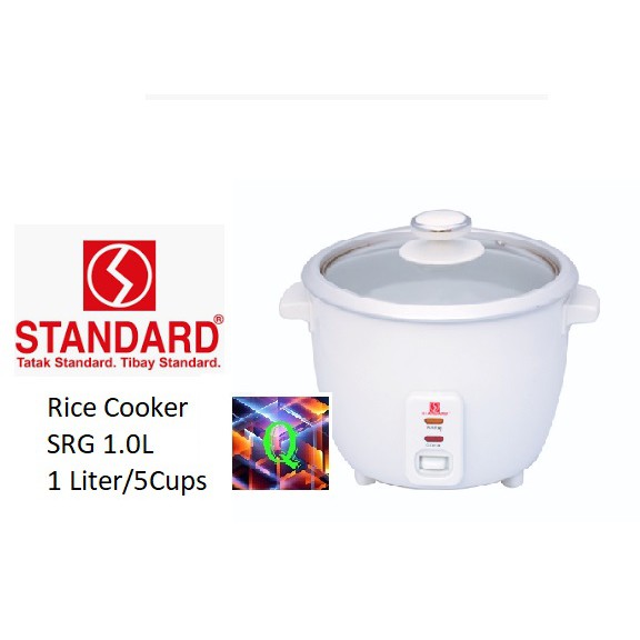 Standard Rice Cooker Srg 1 0l 5 Cups Shopee Thailand