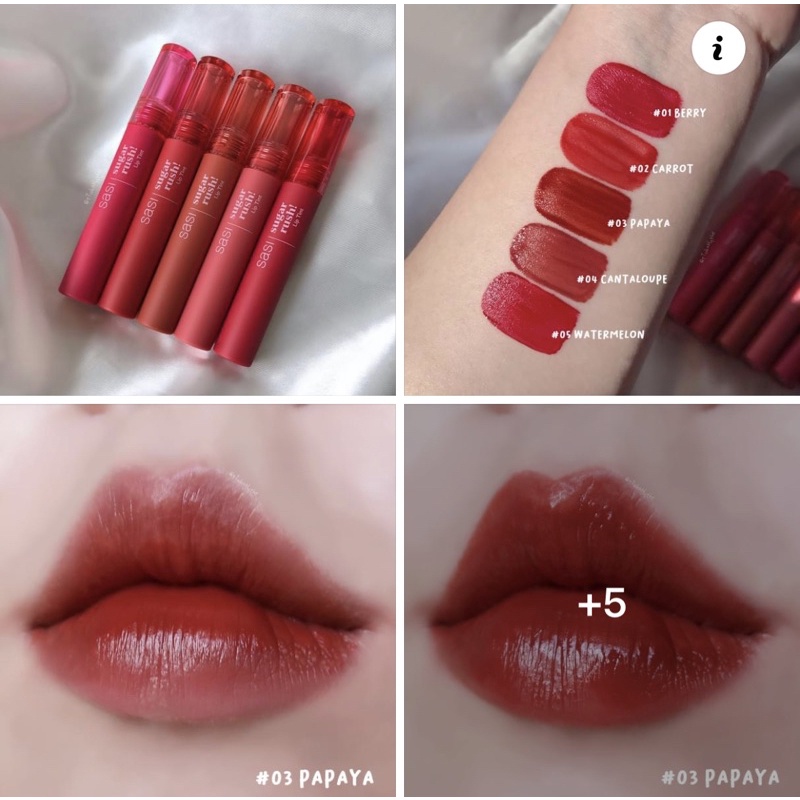 แง น้องสวยมาก! ลิปทิ้นท์ตัวดังจาก sasi คับ แนะนำมากกกกกกกกกกกก sasi sugar rush lip tint