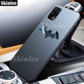 Skinlee For OPPO Realme 7 Pro Case Luxury Frosted Matte Back Slim  Bat man Non-slip Protective for Oppo Realme 7 Pro 7i Cover Phone Casing