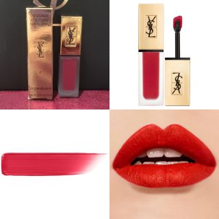 โล้ะ YSL Tatouage Couture Long Lasting Matte Lipstick ขนาด 6 มิล NO6 Fuchsia mark ราคา 1550 บาท MFG 08/2018 EXP 08/2023