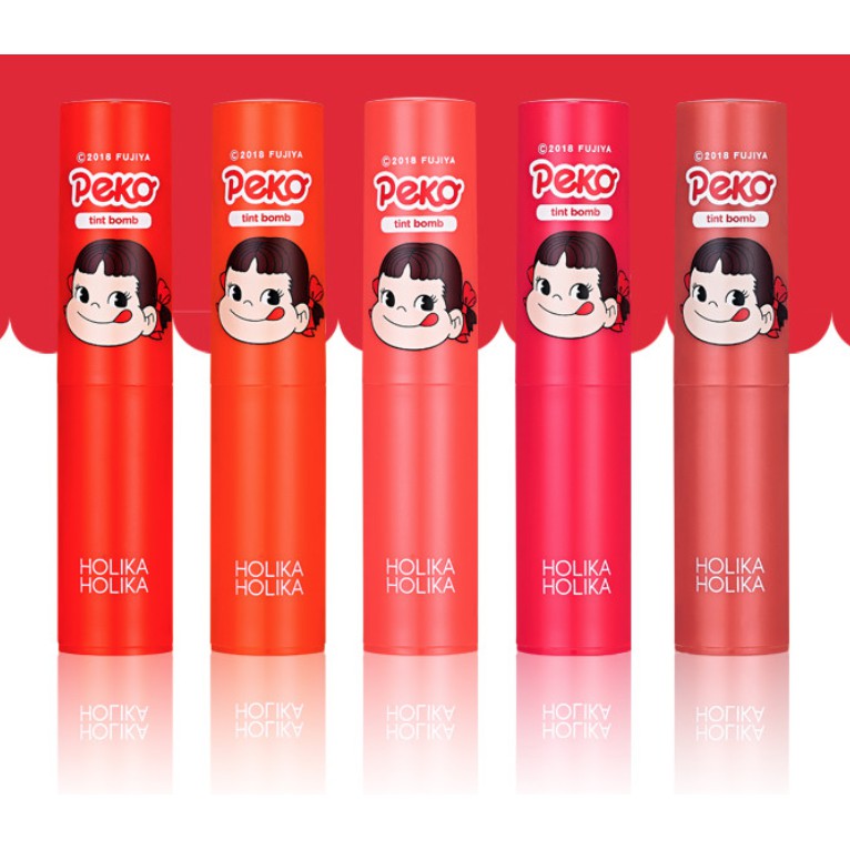 พร้อมส่ง Holika Holika X Peko Water Drop Tint Bomb (8,900won)