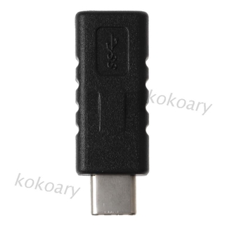 Kok Type C Male To Mini Usb Female อะแดปเตอร์แปลงสายเคเบิ้ลสําหรับ Samsung S8 Note8 Xiaomi5 6