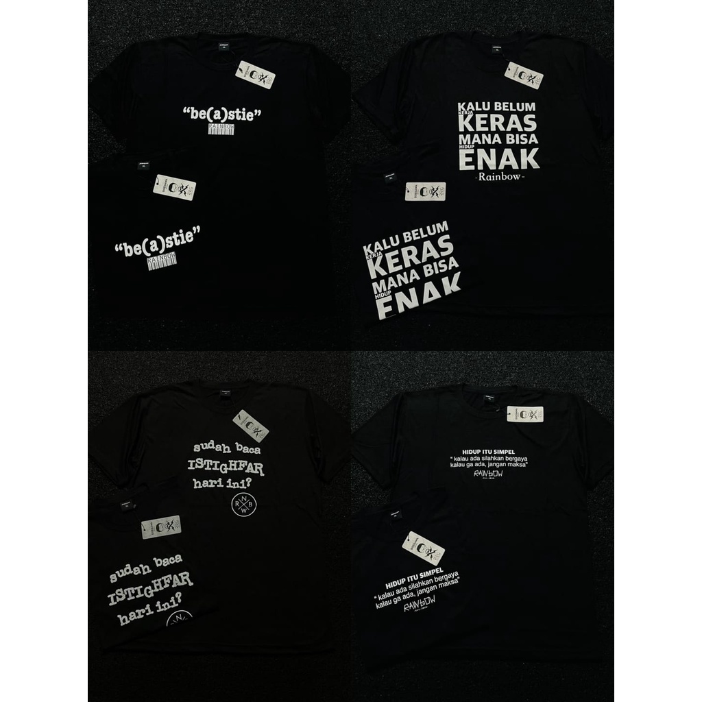 เสื้อยืดพิมพ์ลาย WORDS (CONTENTS 3 & PCS)