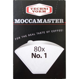 กระดาษกรองกาแฟ Moccamaster Coffee Filter white No.1 (80pcs) (Cup-one) (Art.No. 85090)