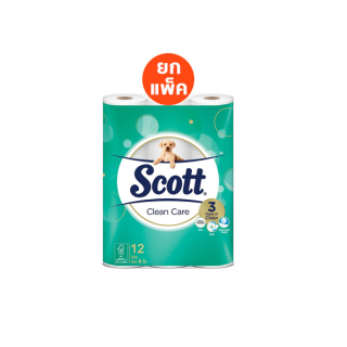 [ขายดี] Scott สก๊อตต์® คลีนแคร์ (12 ม้วน)-Scott สก๊อตต์® คลีนแคร์ (12 ม้วน)