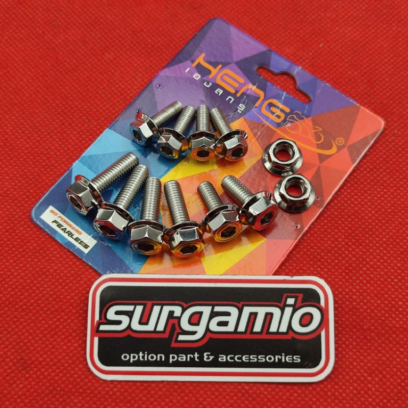 ชุดน๊อตเบาะล่าง Probolt mio heng thailand