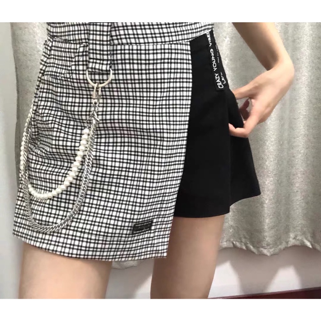 สายโซ่โลหะแขวนกางเกงยีนส์เอวสูงสไตล์พังก์เซ็กซี่สําหรับผู้ชายและผู้หญิง - รูปที่ 3