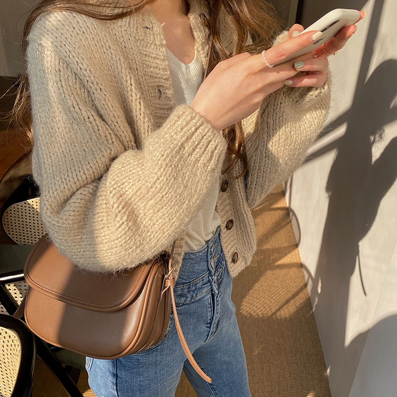 IELGY กระเป๋าอานครึ่งวงกลมเวอร์ชั่นเกาหลี - รูปที่ 5