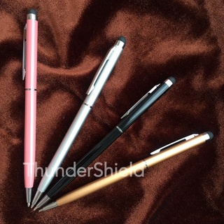 ปากกาสไตลัส 2in1 stylus เปลี่ยนไส้ได้ เลือกสีไส้ได้