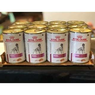 (หมดอายุปี27) Royal canin RENAL dog can 410g อาหารกระป๋องสุนัข 'โรคไต'