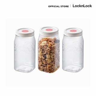 LocknLock ขวดโหลอเนกประสงค์สไตล์มินิมอล Door Pocket Canister 3 ชิ้น รุ่น HTE531S3 1 ลิตร