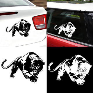 Mr- สติกเกอร์ ลาย Wild Hunting Panther สําหรับติดตกแต่งหน้าต่างรถยนต์