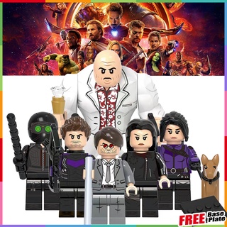 Marvel ฟิกเกอร์ Hawkeye Ronin Barton Kate Bishop Yelena Belova super villain Kingpin Matt Murdock Figures XH0330