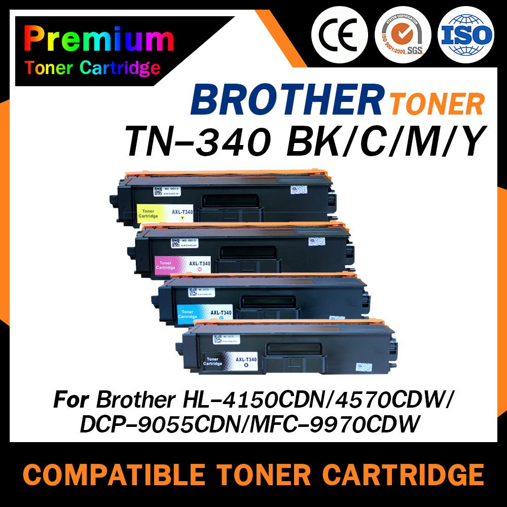 HOMEFGTN340 / 340 / TN-340 / TN-340BK / TN-340C / TN-340M / TN-340Y  For  Brother HL-4150CDN/4570CDW