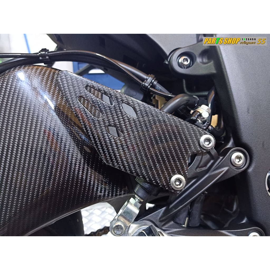 ปีกพักเท้า ZX6R [ ปี 2018 - 2023 ] เพียวคาร์บอน [ Maxtec ]