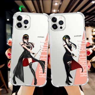 เคสโทรศัพท์มือถือแบบนิ่ม กันกระแทก ลาย Spy×Family สําหรับ iPhone 11 13 Pro Max 12 lphone 7 8 Plus X XS