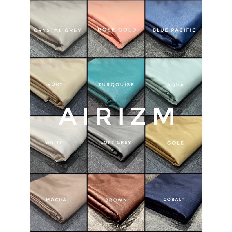 ปลอกหมอนเก็บความเย็น AiRizm ระบายอากาศดี นุ่ม ลื่น แห้งไวไซส์มาตรฐาน 20”x30”นิ้ว