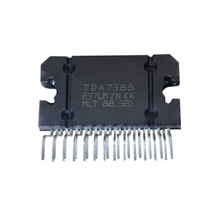 ไอซี ขยายเสียง TDA7388 Audio Power Amplifier 4 x 45 W quad bridge Car Radio Integrated Circuit TDA-7388 Flexiwatt25