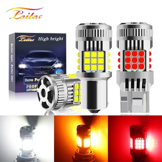 2pcs 1156 S25 BA15S BAU15S P21W T20 7440 หลอดไฟ LED CANbus 36SMD 2500LM 30W 12V ไฟสัญญาณอัตโนมัติรถเลี้ยวไฟสัญญาณ