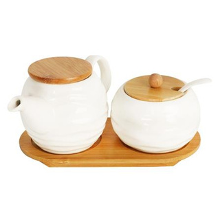 อุปกรณ์บนโต๊ะอาหาร กาน้ำชาอเนกประสงค์พร้อมที่ใส่ชา BAMBOO
