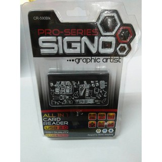 Signo Card Reader USB 2.0 PRO-SERIES รุ่น CR-590Blk