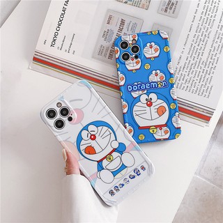 เคสไอโฟน เคสซิลิโคน iPhone 13 Pro Max iPhone 12 Pro Max iPhone 11 Pro Max 7 8 Plus X XR XS Max SE 2020 Creative Fashion Cartoon โดราเอมอน Doraemon โดเรม่อน Silicone Case