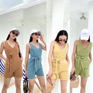🔖Huna jumpsuit จั้มสูทขาสั่น เก๋ๆ ต้อนรับซัมเมอร์