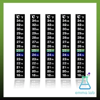 เทอร์โมมิเตอร์ แบบสติกเกอร์ วัดอุณหภูมิ ถังน้ำ ตู้ปลา Sticker Thermometer