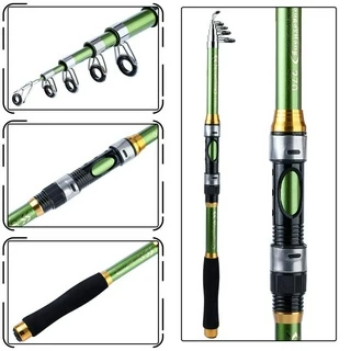 Sougayilang Joran Pancing 1.8 ม. -3.3 ม. ปลาคาร์พ ทะเล คันเบ็ด ให้อาหาร แข็ง คาร์บอนไฟเบอร์ ยืดไสลด์ คันเบ็ดตกปลา หมุน เสาตกปลาทะเล สําหรับตกปลาน้ําจืด