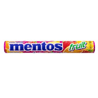 เมนทอสลูกอมผลไม้ 37กรัม Mentos Fruit Candy 37g.