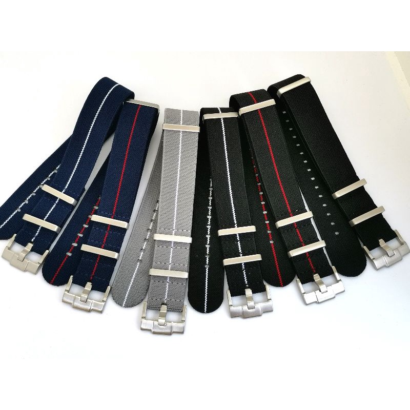 สายนาฬิกา​นาโต้ parachute elastic​ สายมีความยืดหยุ่น​ ให้ความกระชับที่ดีกว่า​ แค่เปลี่ยน​ก็​ดู​เปลี่ยน​