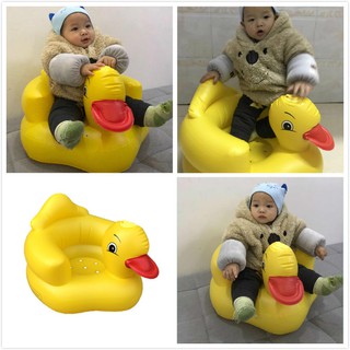 stock Baby Chair เก้าอี้หัดนั่งเป่าลม เก้าอี้เป่าลม โซฟาหัดนั่งเด็กอ่อน เป่าลมเนื้อ PVC หนาพิเศษ