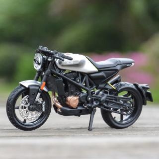 Maisto 1:18 2018 Husqvarna Vitpilen 701 รถหล่อแบบคงที่โมเดลรถจักรยานยนต์ของเล่นงานอดิเรกของสะสม