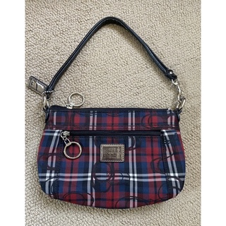 Used Coach Poppy Pouch 8”แท้ มือ2 สภาพดี