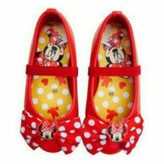 รองเท้าคัทชู ลาย minnie mouse