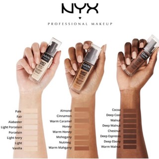 pre-order รองพื้นNYX Can’t Stop Won’t Stop Full Coverage Foundation