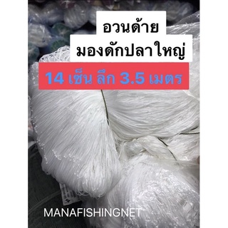 14 เซ็น ลึก 3.5 เมตร 📌 ข่ายด้าย มองดักปลาใหญ่ ตะข่ายไนลอน รุมข้าวบน มองเนื้อด้าย มองน้ำลึก ป้าย 100 เมตร 🅰️ เหนียวมาก