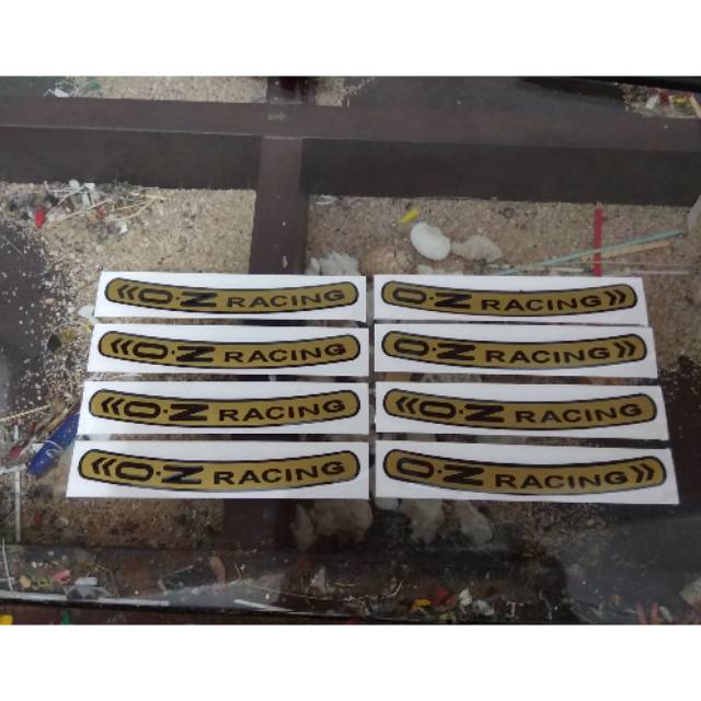 สติ๊กเกอร์ตัดเลือก oz racing gold