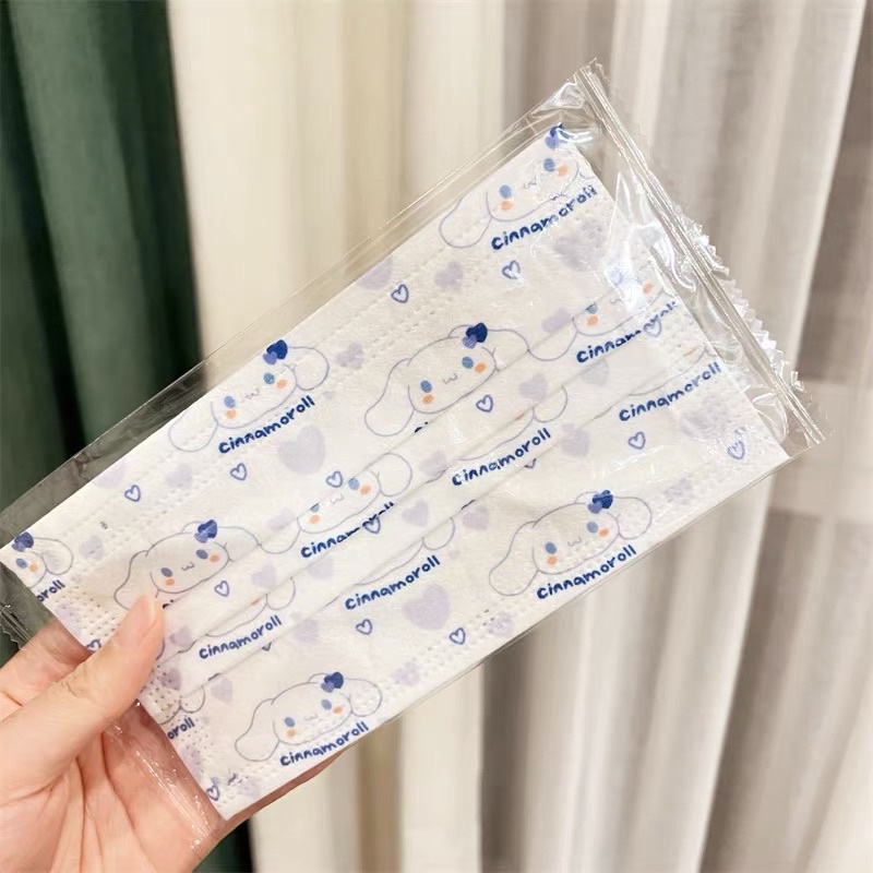 🇹🇭พร้อมส่ง แมสลายการ์ตูน แมสลายการ์ตูนดิสนีย์ ซานริโอ้ แมสผู้ใหญ่ลายการ์ตูน แพ็คแยกชิ้น1:1 - รูปที่ 3