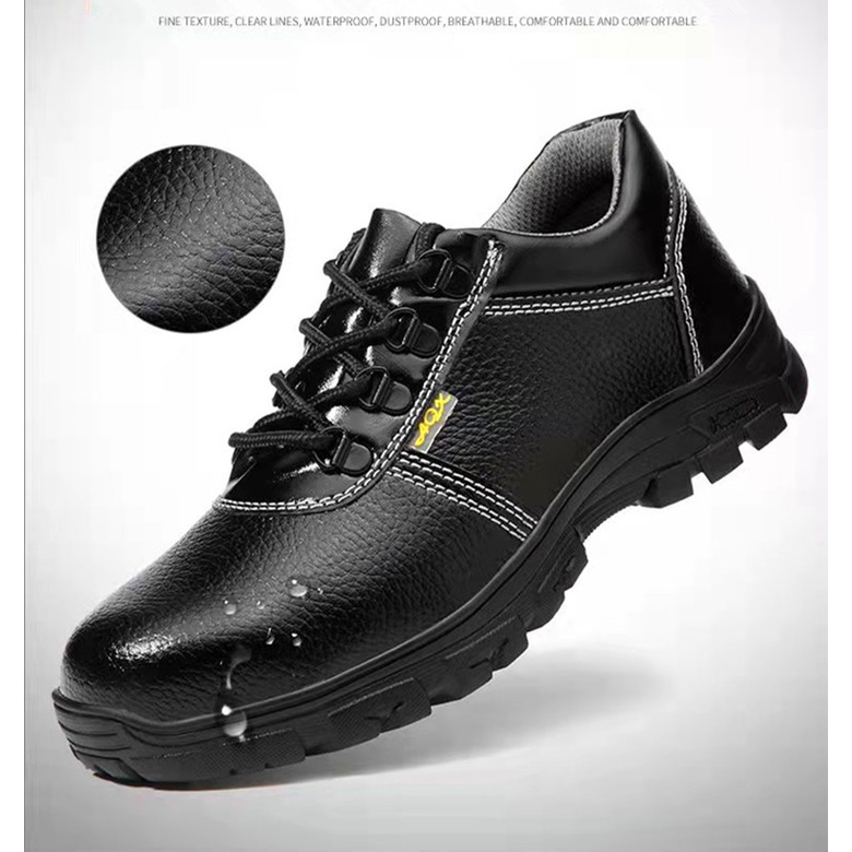 รองเท้าเซฟตี้ safety shoes หัวเหล็ก พื้นเหล็ก SIZE 36-48 J211