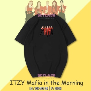 เสื้อยืด พิมพ์ลายศิลปินเกาหลี JUMBO ITZY MAFIA ตอนเช้า