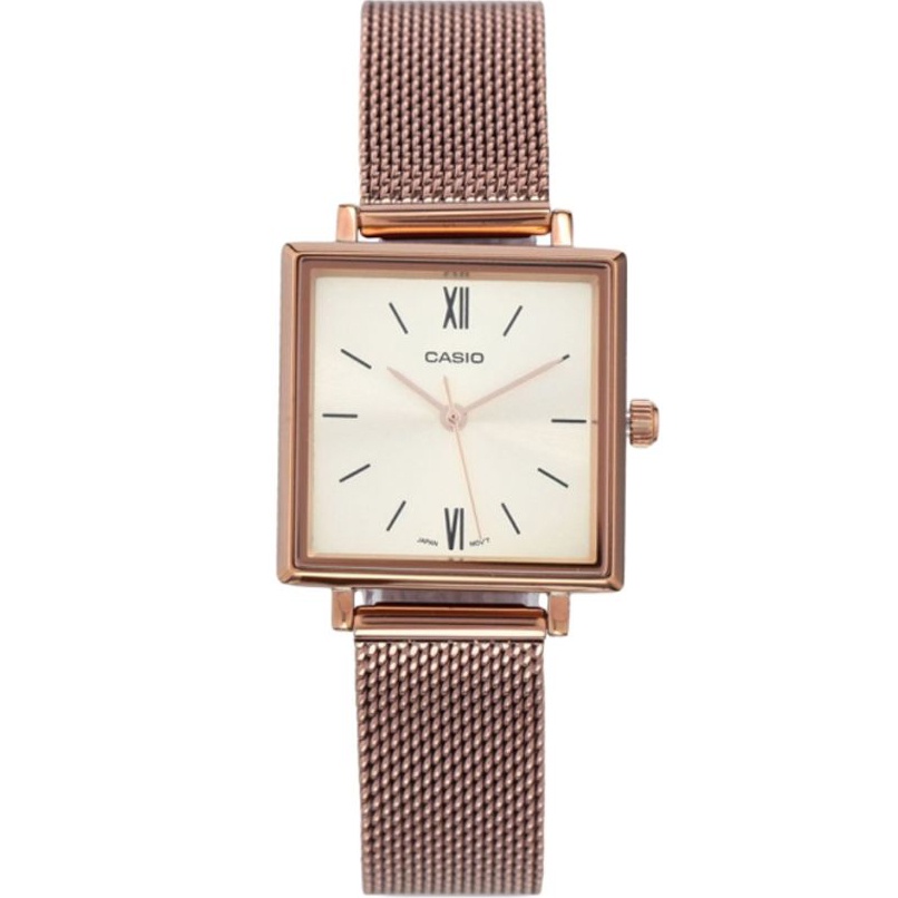 Casio นาฬิกาข้อมือผู้หญิง สายสแตนเลส รุ่น LTP-E155MR-9B รูปที่ 6