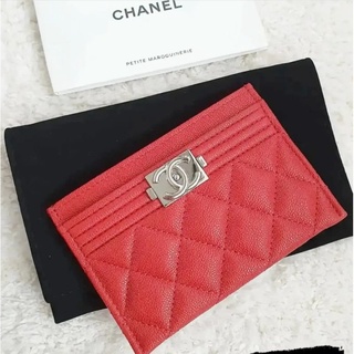 (Used once) Chanel boy Cardholder Holo 29