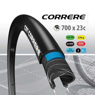 ยางนอกเสือหมอบ CST CORRERE ขอบพับ ขนาด 700X23C,700x25C