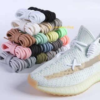 เชือกรองเท้าแบบกลมสีพาสเทล(1คู่)  Yeezy100Cm.ขายเป็นคู่มีให้เลือก 20 สี (พร้อมส่งจากไทย)