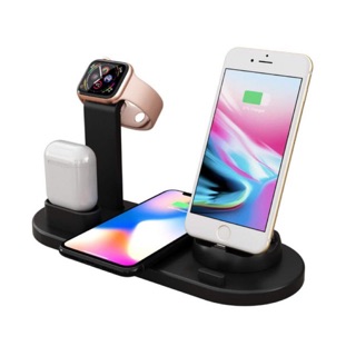 Wireless Charger 3 in 1 Wireless Charging Dock for  Watch and Bluetooth earphone,เครื่องชาร์จไร้สาย Stand