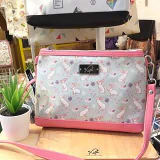 Crossbody Bag กระเป๋าสะพายข้างลายPastel Rabbit