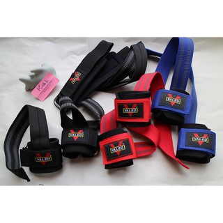 VALEO Lifting strap สแตรปส์รัดข้อมือยกน้ำหนัก (คู่) มีของพร้อมส่ง