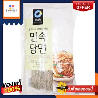 วุ้นเส้นเกาหลี ตราชองจองวอน ขนาด 500กรัม Sweet Potato Glass Noodle